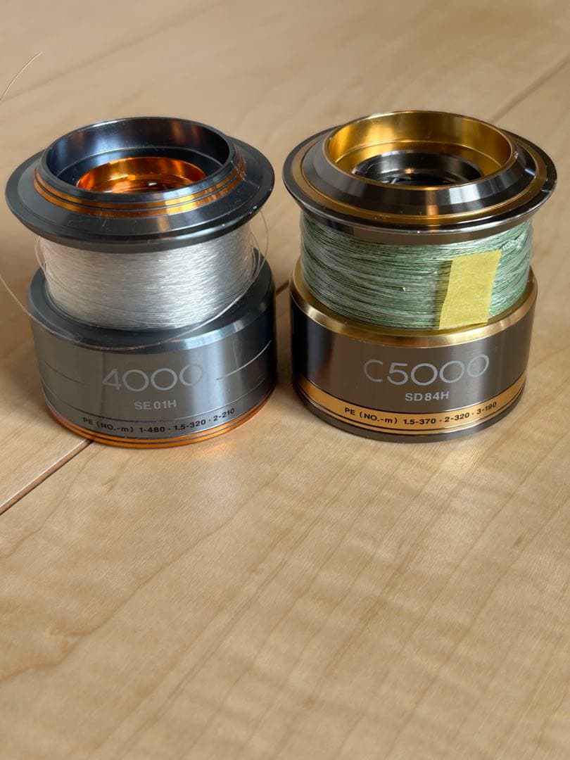 Shimano ELF C5000 スピニングリール　スプール　カスタムハンドル