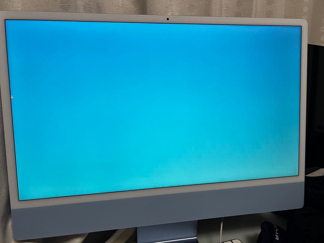 【美品】Apple iMac 24インチ ブルー M1 8コアCPU