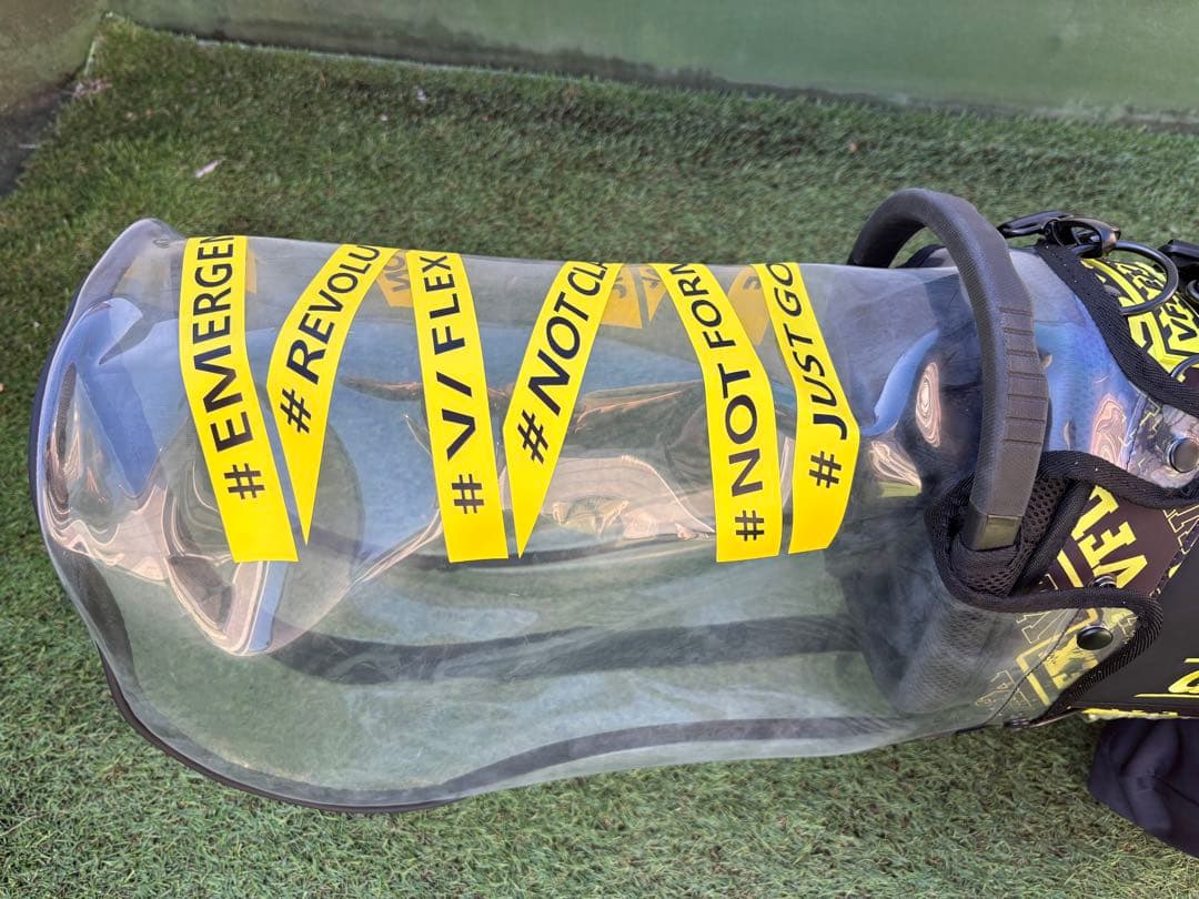 Ｖフレックス　スタンド　キャディバッグ　ゴルフバッグ　新品　ブラック　イエロー