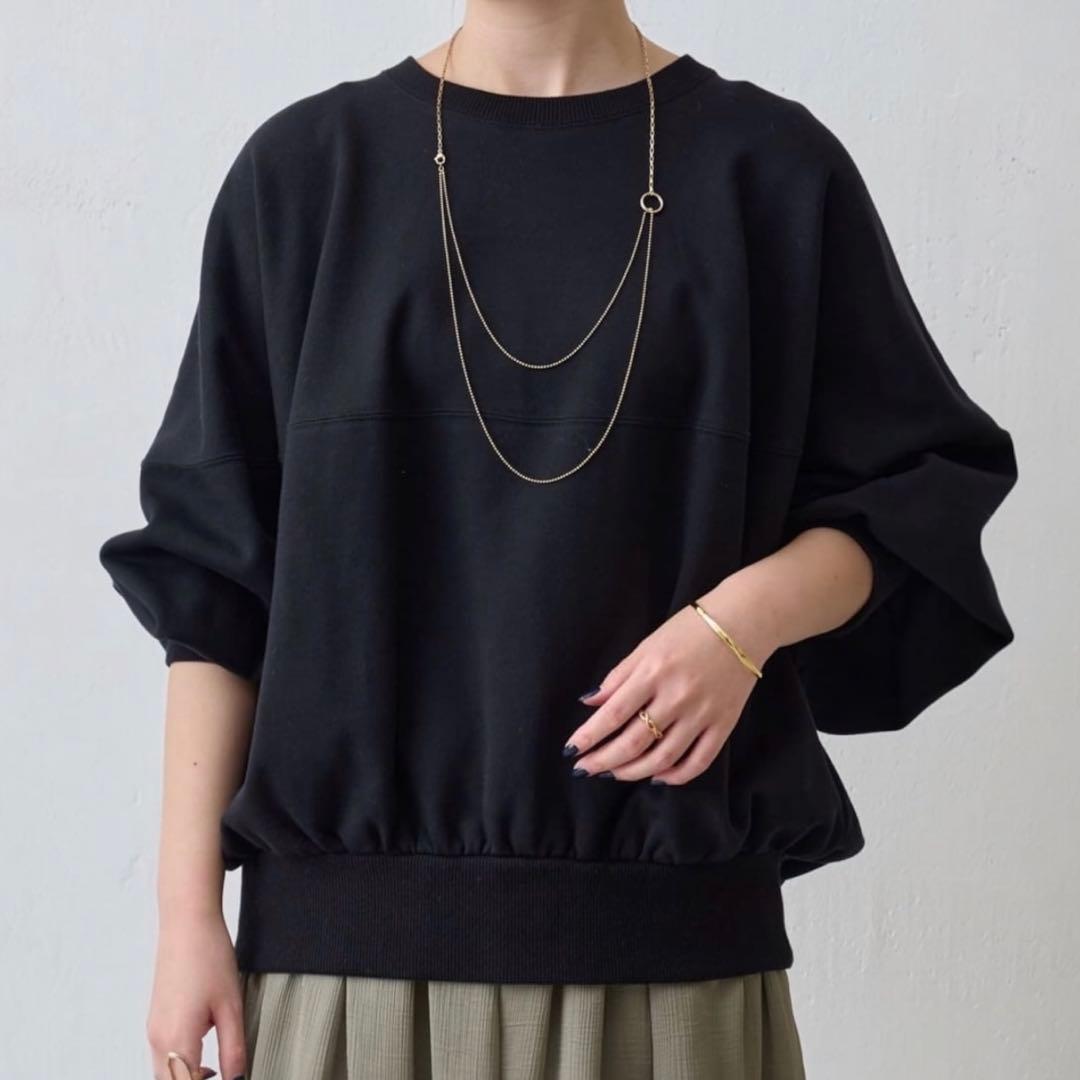 【24SS】BEARDSLEY ぷっくり裏毛カットソー トレーナー ボリューム袖