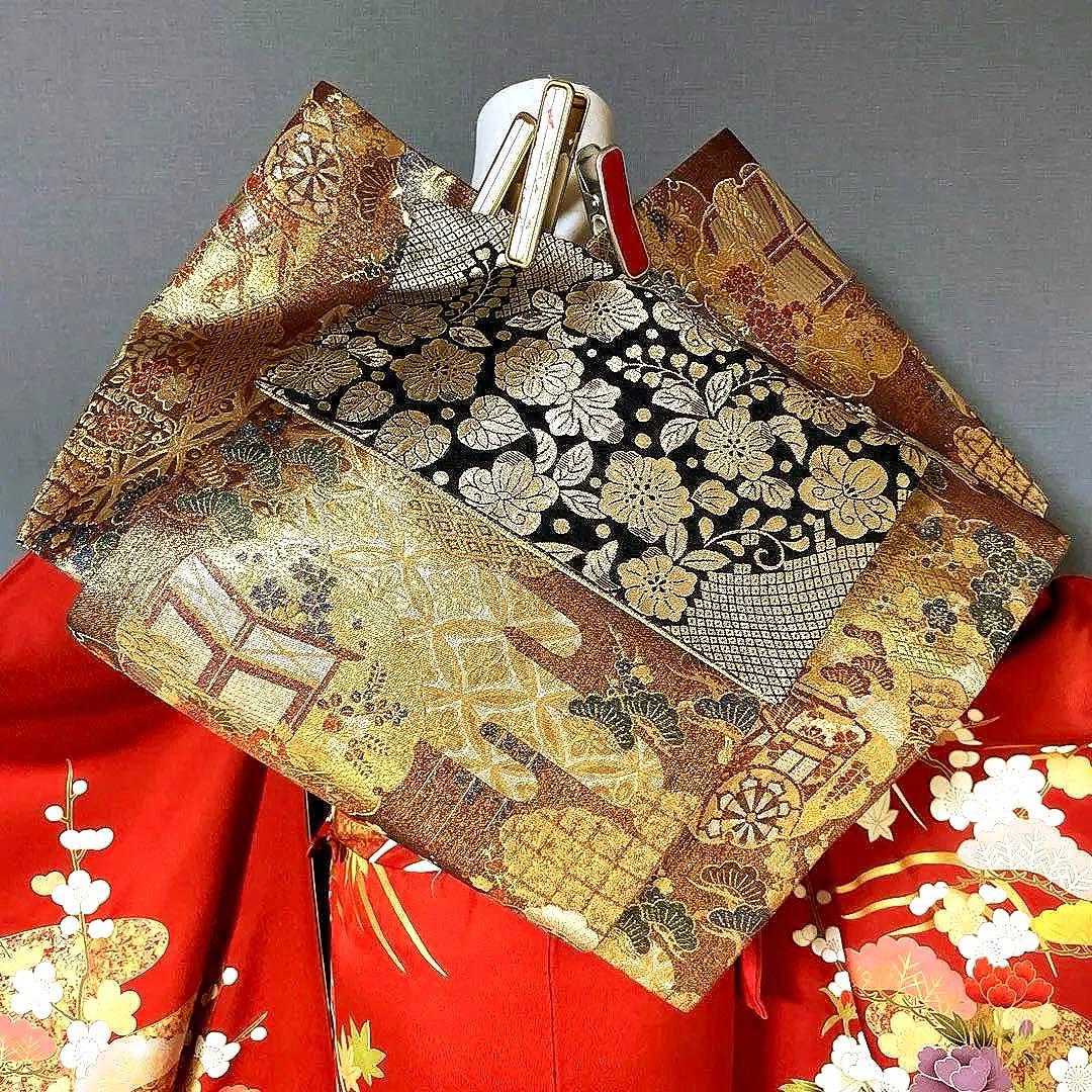 振袖フルセット　松竹梅　手描き友禅　成人式振袖　振袖　良家のお嬢様