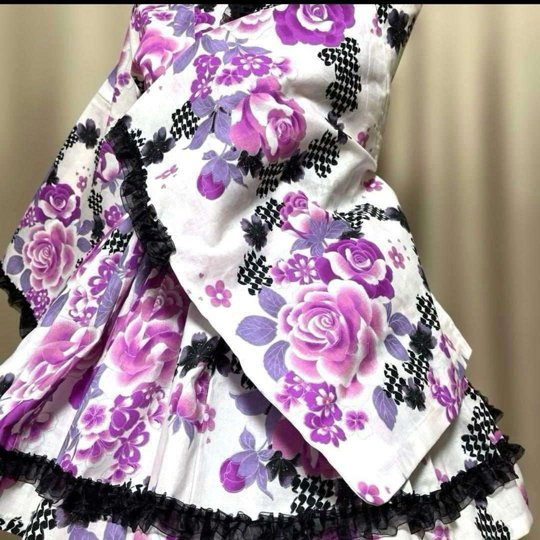 浴衣ドレス　ハンドメイド　姫ギャル　地雷