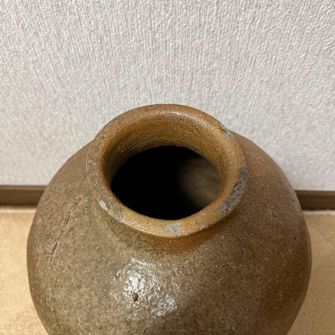 古丹波 壺 室町時代 自然釉 窯印 古備前 古信楽 古常滑 古越前 古美術 骨董