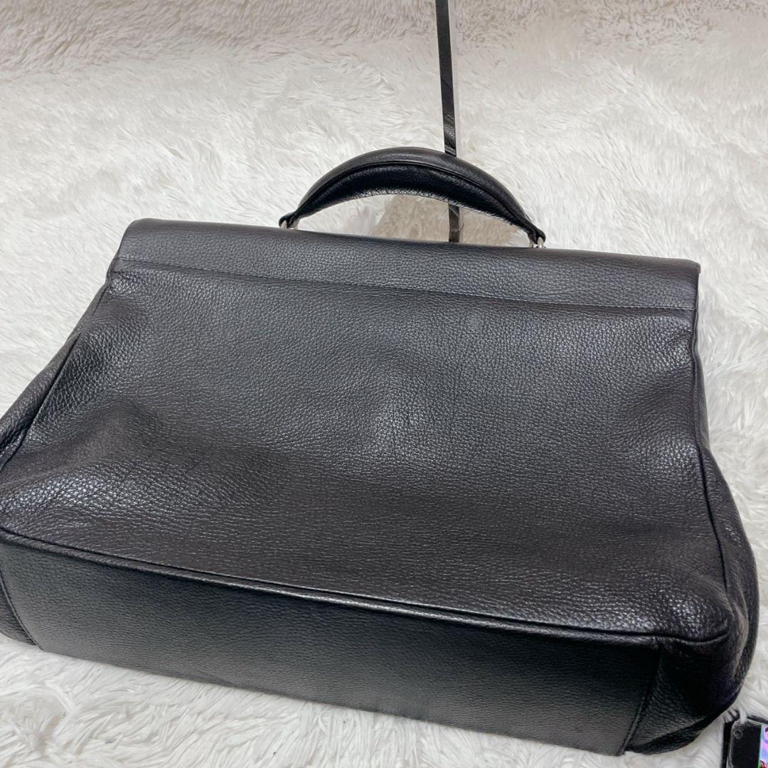 Zanellato ブラック ブリーフケース 金具 メンズ ワンハンドル