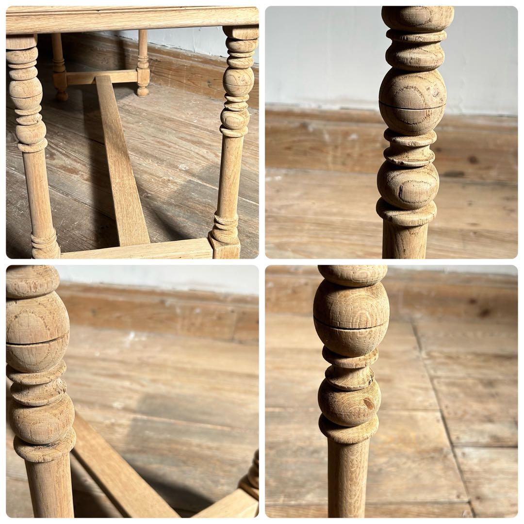 フランス アンティーク サイドテーブル 引き出し2杯　木製 コンソール　剥離