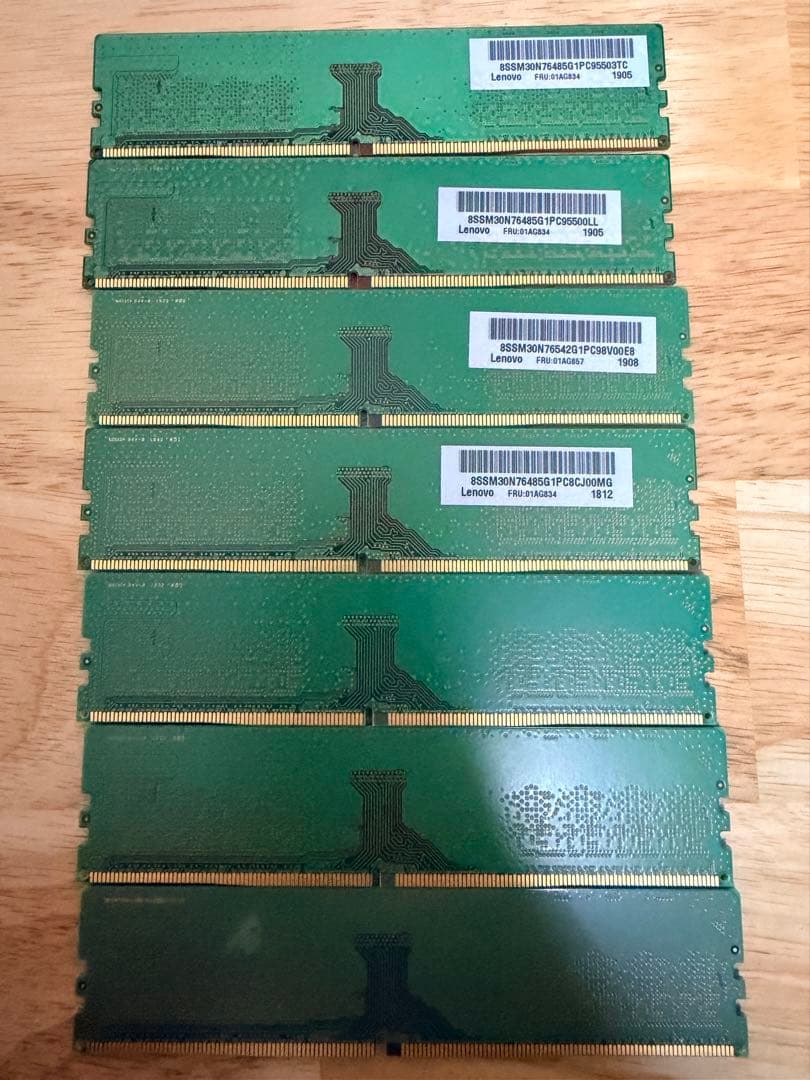 【パン】Samsung メモリ8GB 7枚セット(計56GB)