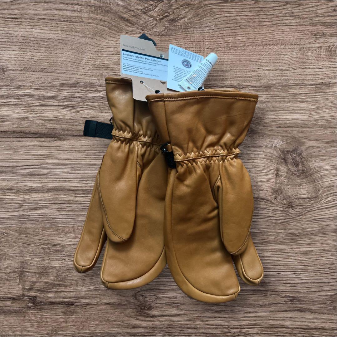 Hestra へストラ　3-FINGER FULL LEATHER グローブ