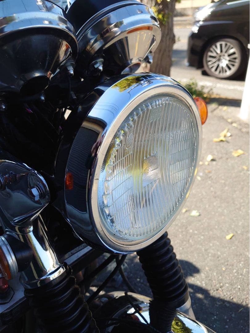 当時物シビエスーパーオスカー凹みレンズ付きヘッドライトASSYマーシャル