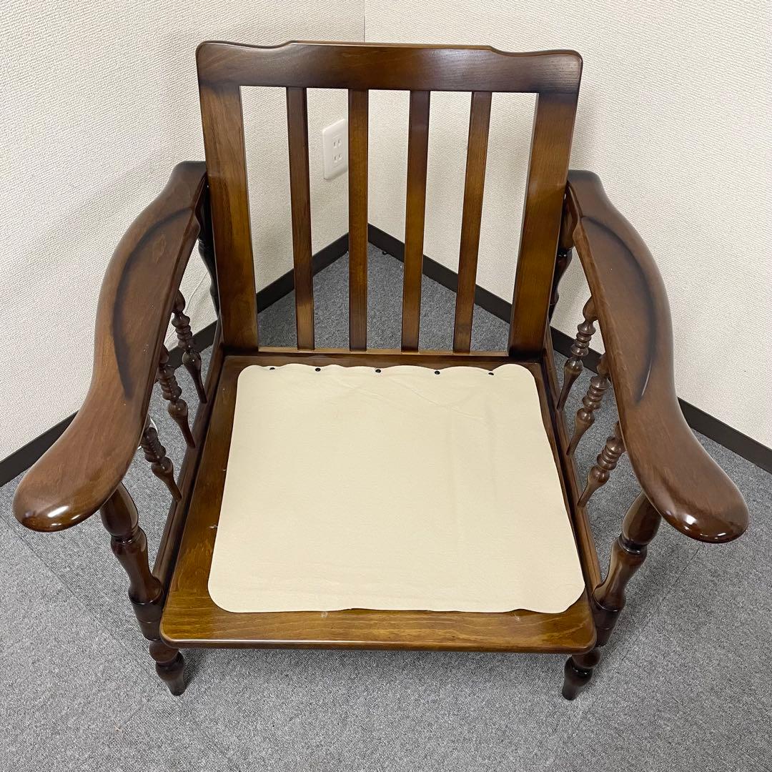 【美品】① カリモク WC6000 肘掛け椅子 1P一人掛けソファ