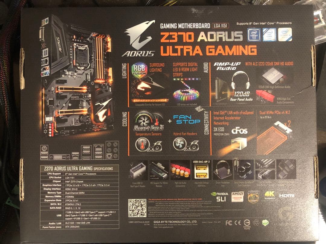GIGABYTE Z370 AORUS ULTRA GAMING【保証あり】