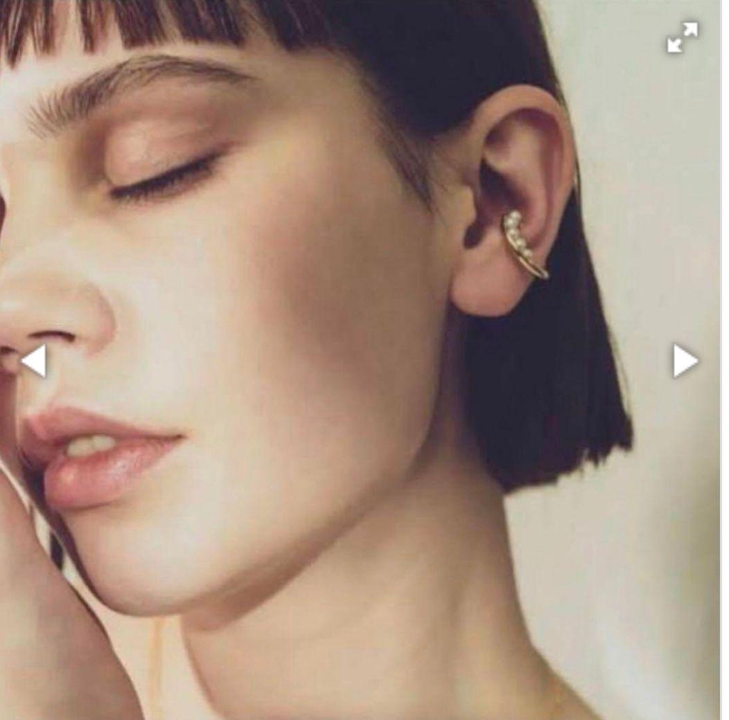 ete ハグカフ パール イヤーカフ