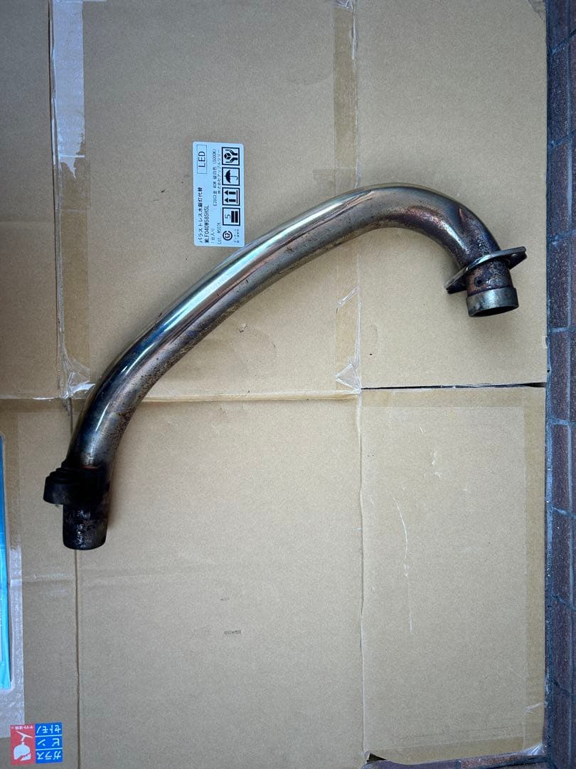 sr400 500 1jr ステンレス製エキゾーストパイプ