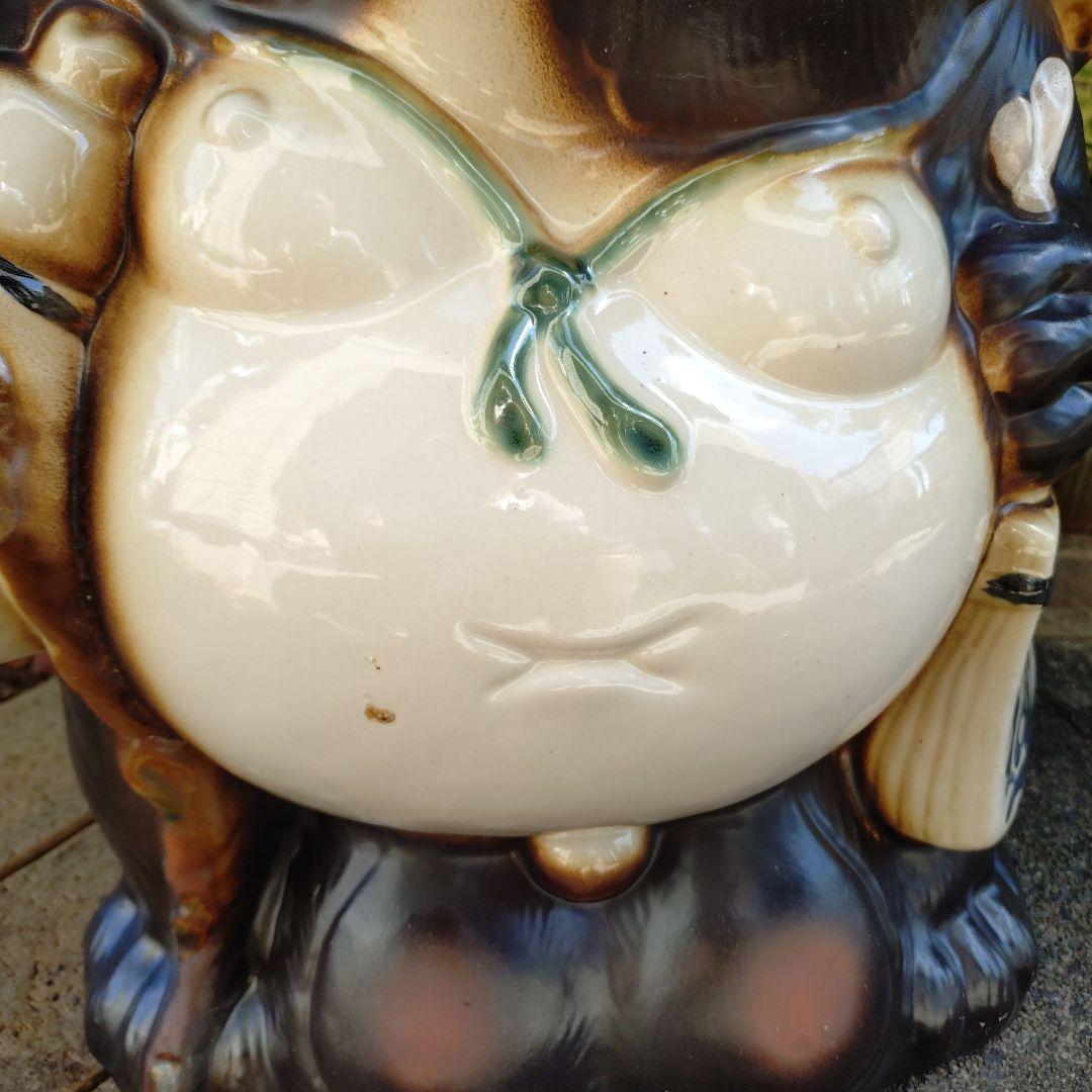 信楽焼　ワケアリ18号開運福狸　高さ56㌢　狸　タヌキ　たぬき