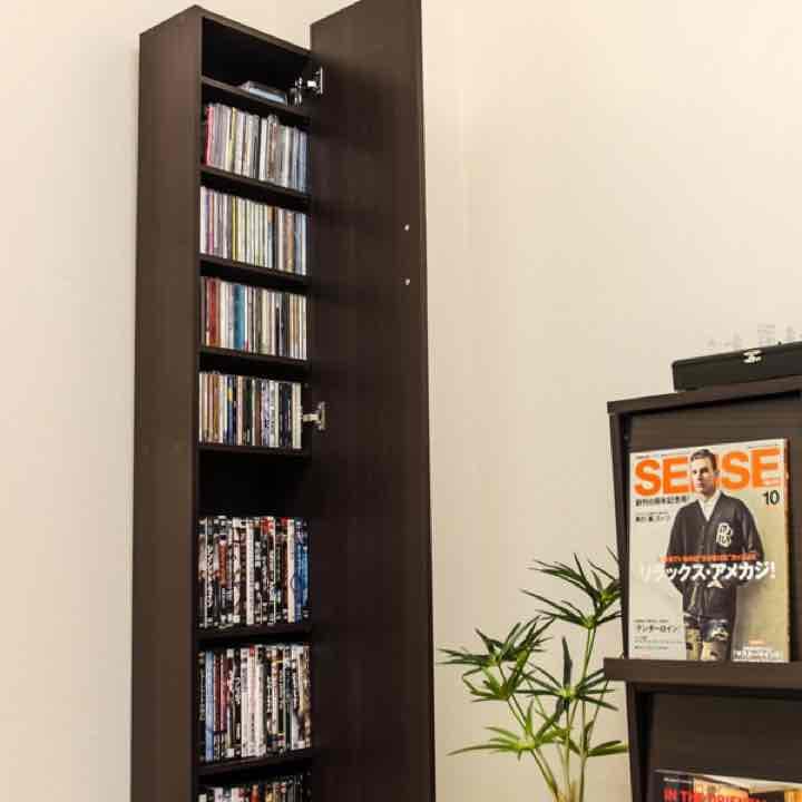 CD/DVD収納　姿見ミラー　DBR