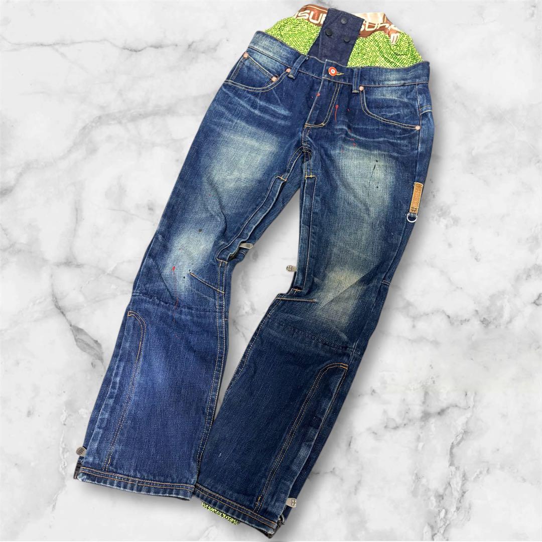 URBANUS JEANS スノーボードパンツ 2本セット デニム　S/XXS