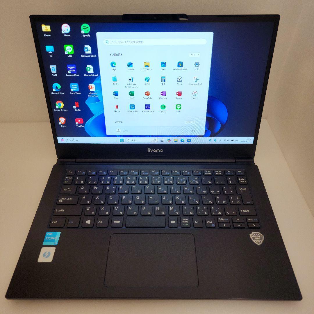 第11世代 ノートパソコン i3-1115G4 12GB/256GB NVMe