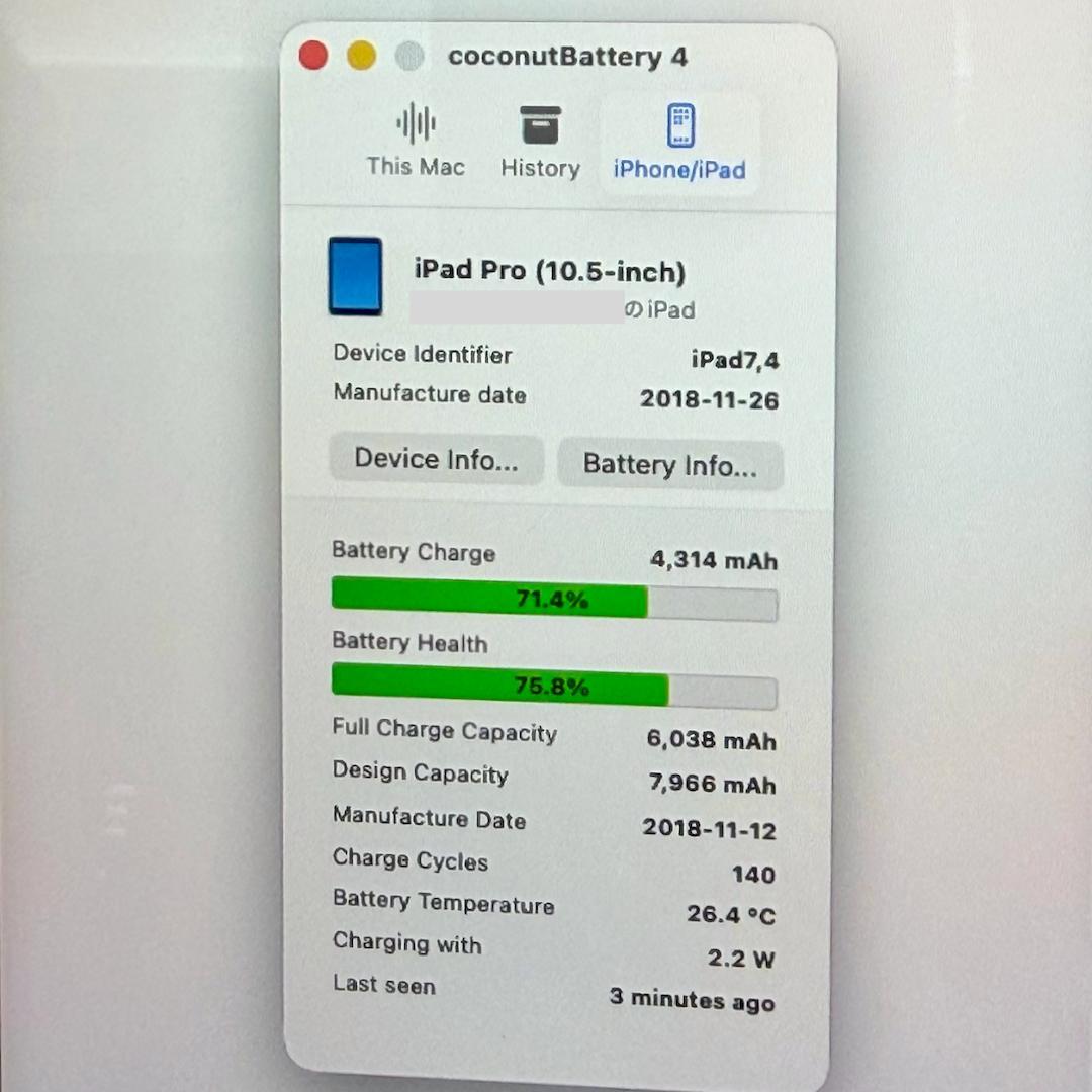 10.5インチiPad Pro Wi-Fi + Cellular 64GB