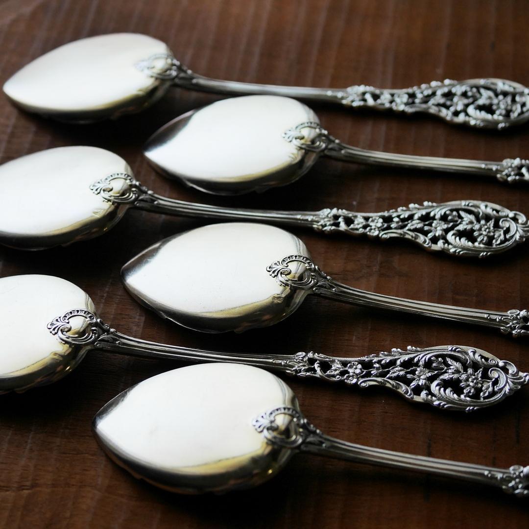 ◆アンティーク◆JeanGranvigne◆スプーン2本組（写真の6本のうち）◆