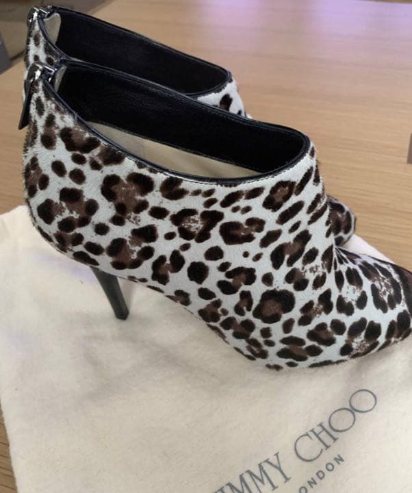 新品 サイズ36.5 ジミーチュウ ハラコショートブーツ JIMMY CHOO