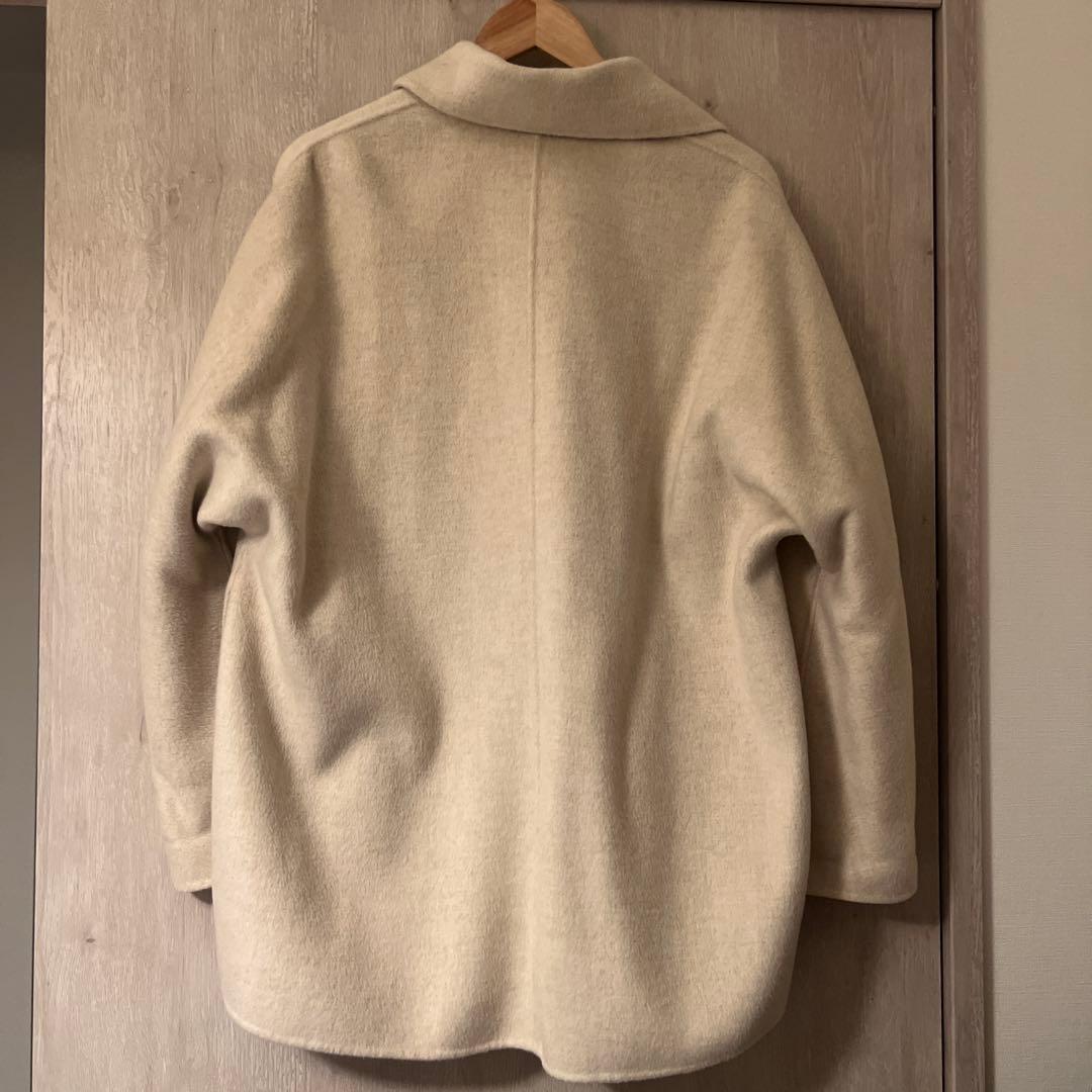 Noble キャメルミックスリバージップコート