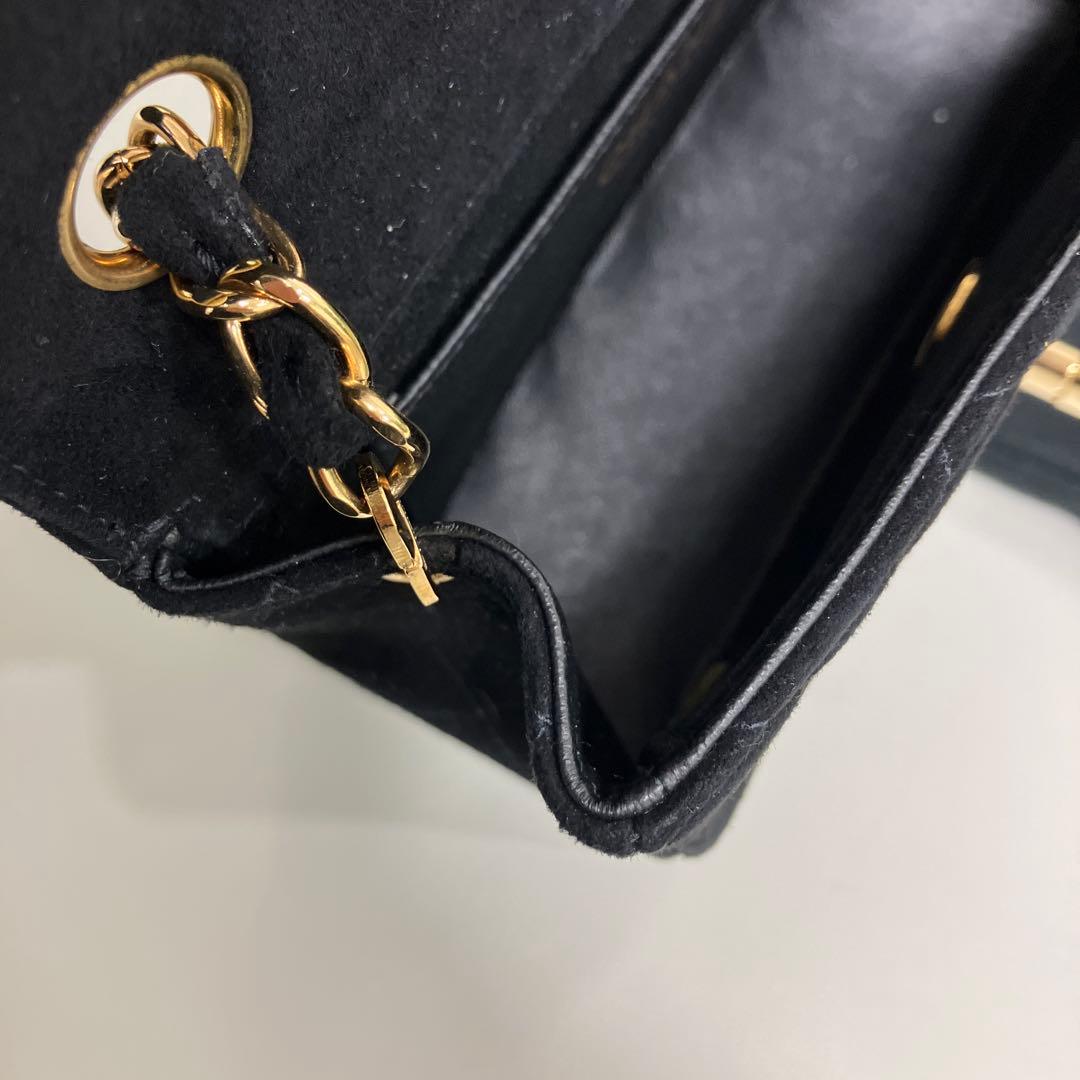 激レア品 CHANEL ミニマトラッセ スエード ブラック 5番台 美品