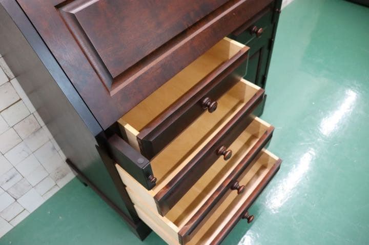 GMFK175○北海道民芸家具 ライティングビューロー デスク 学習机 書斎机