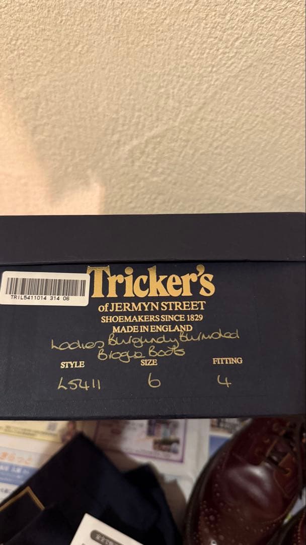 ま*こ様 Trickers L5411 Burnished Brogueブーツ