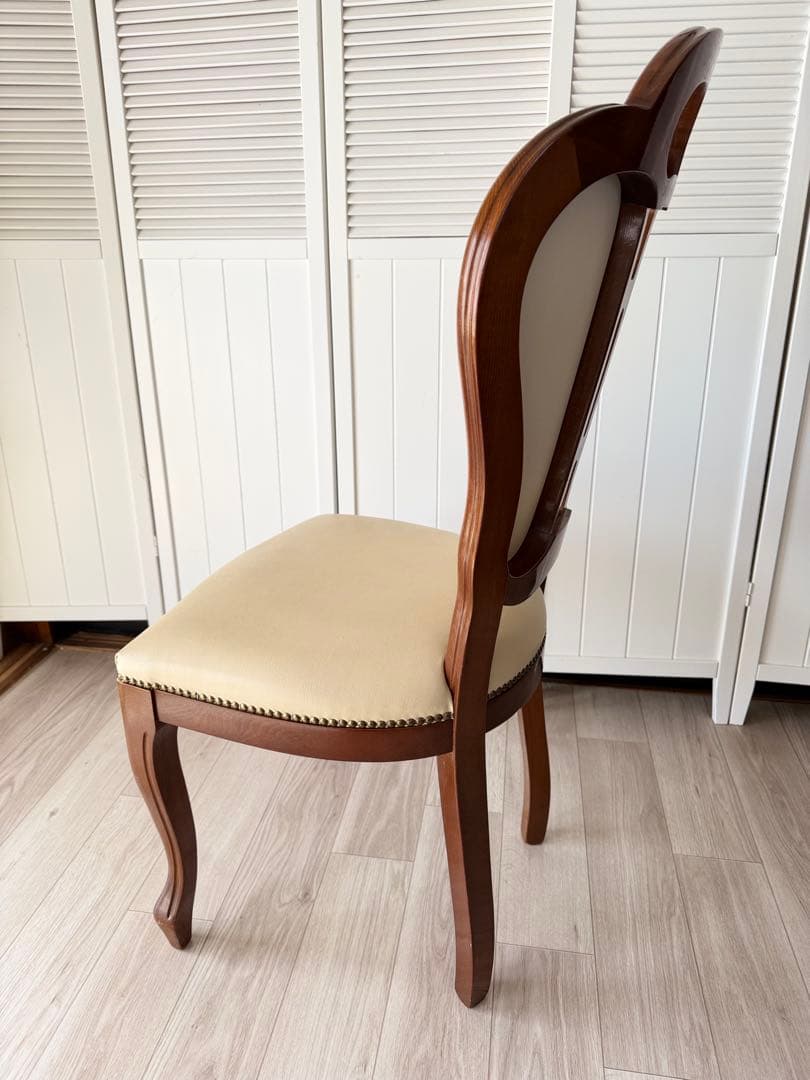 ①サルタレッリ ダイニングチェア 猫脚チェア 1脚　(4脚同時販売)