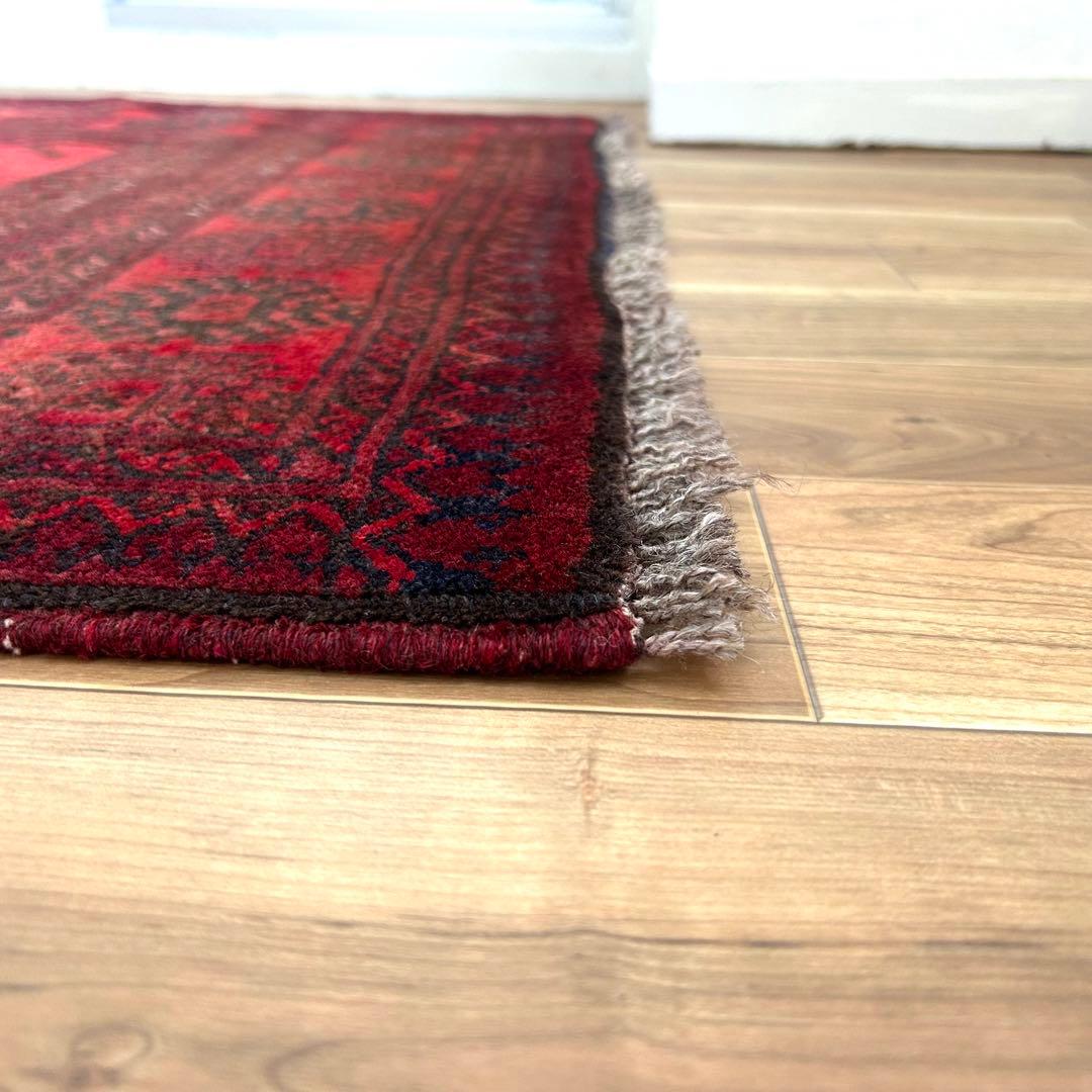 【1980's vintage】トルクメン族 アフガンラグ