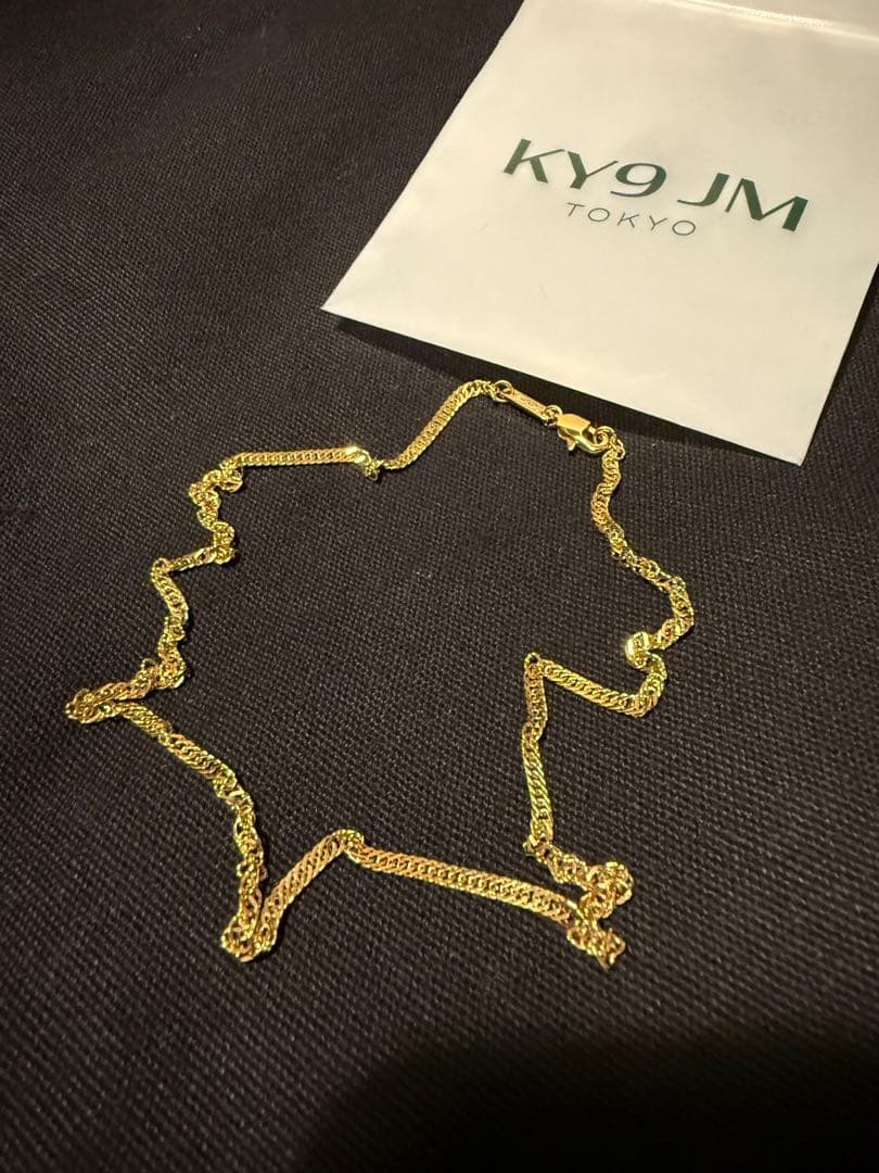 KY9JM Singapore 3mm (Gold) ネックレス 未使用