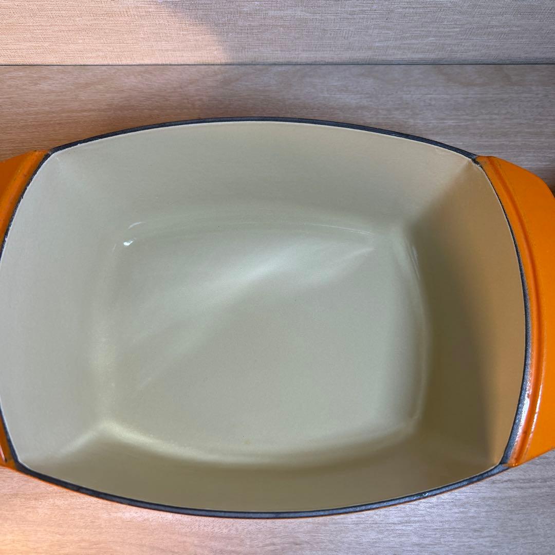 ルクルーゼ　コケル　復刻版　オレンジ　28cm 鍋　両手鍋