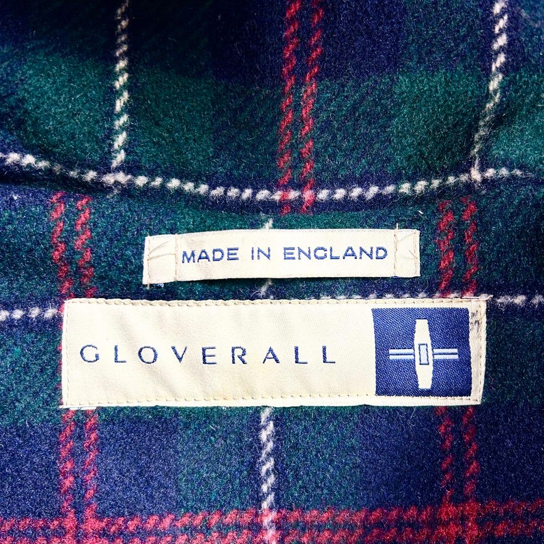 GLOVERALL グローバーオール ダッフルコート チェック柄