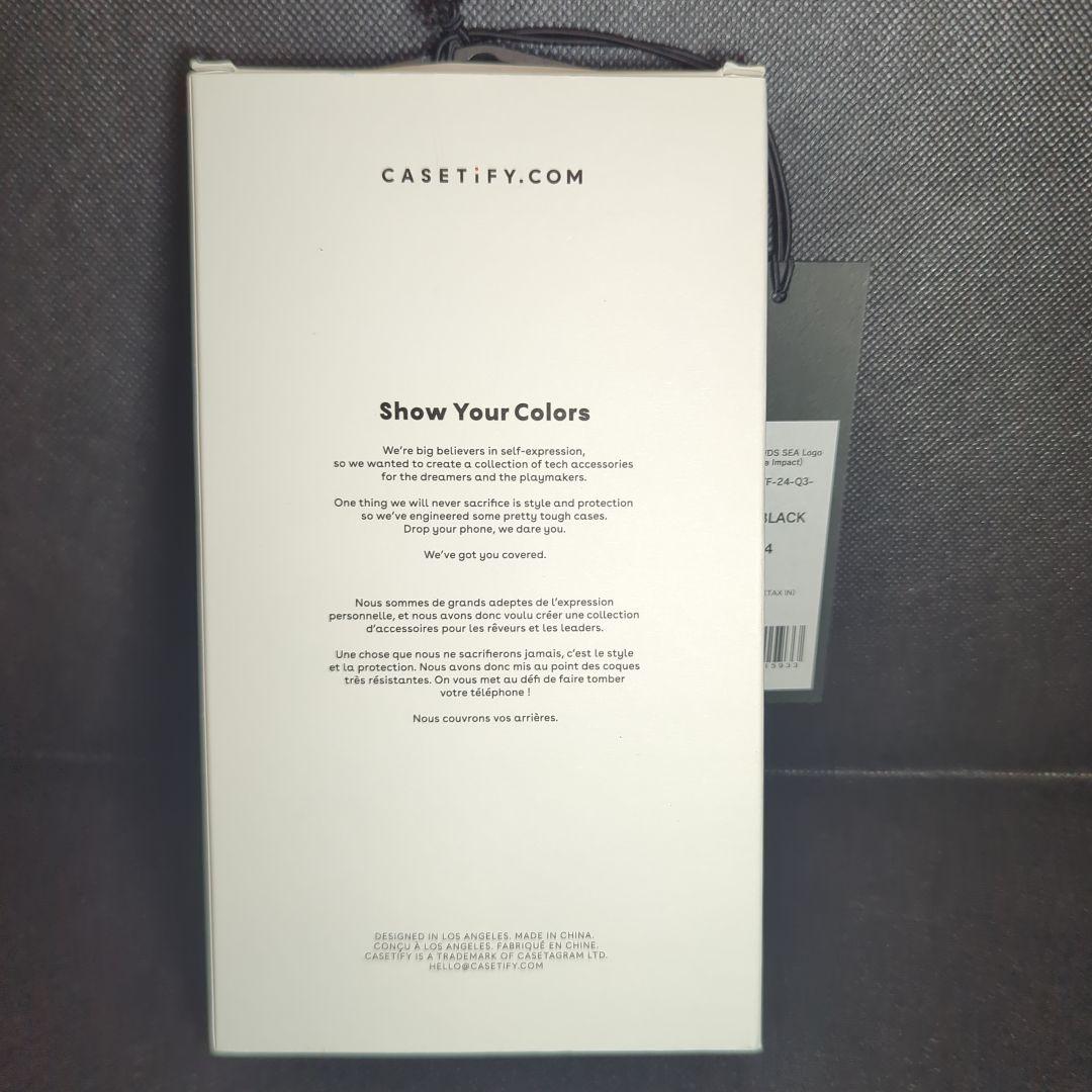 CASETiFY × WIND AND SEA iPhone14 ケースブラック