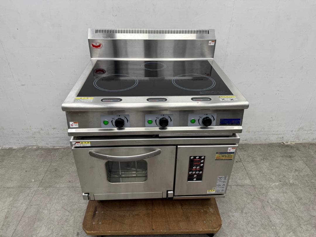 T6576☆マルゼンIHレンジコンベクションオーブン190万☆MIR-097X