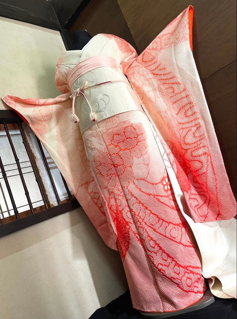 振袖 フルセット6点サイズM〜Ｌ豪華総絞りやまと正絹