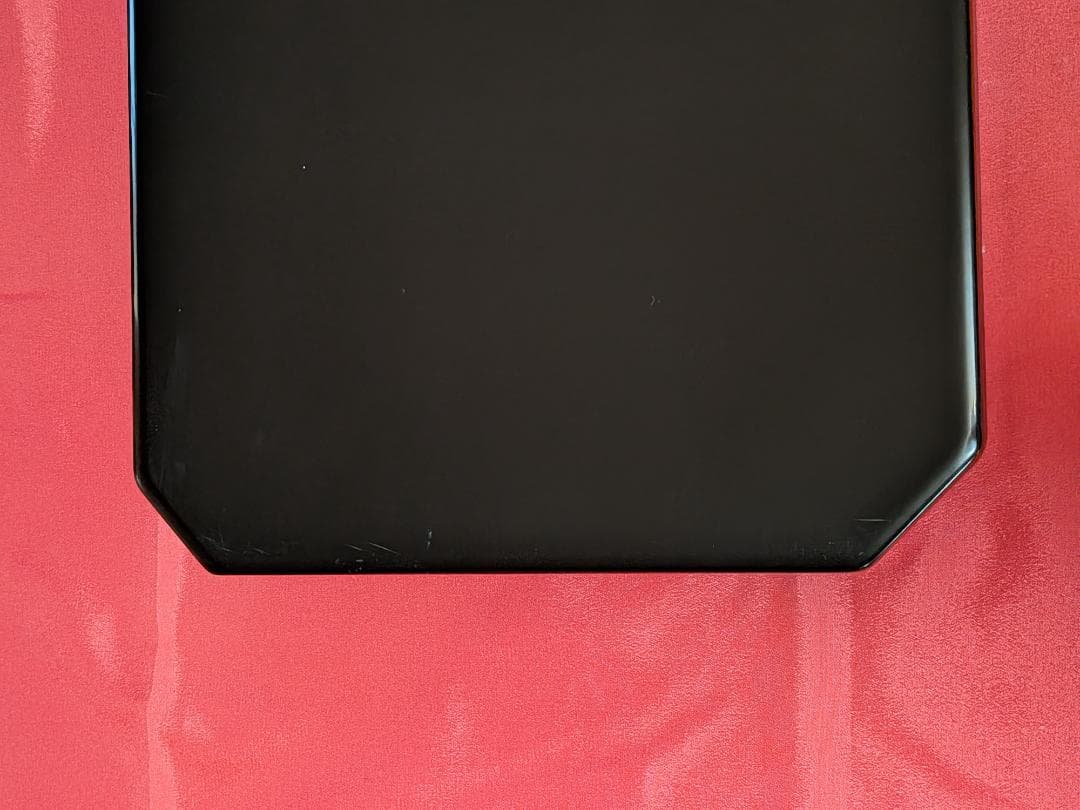 懐石膳 カンナ目 溜塗 利休好写 五客