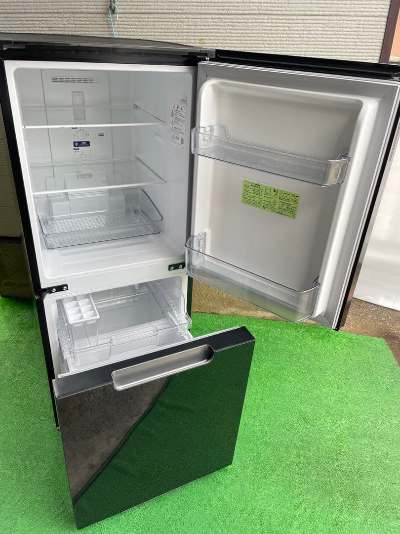 737美品✨ シャープ ガラストップ 左右つけかえどっちもドア 冷蔵庫 ブラック