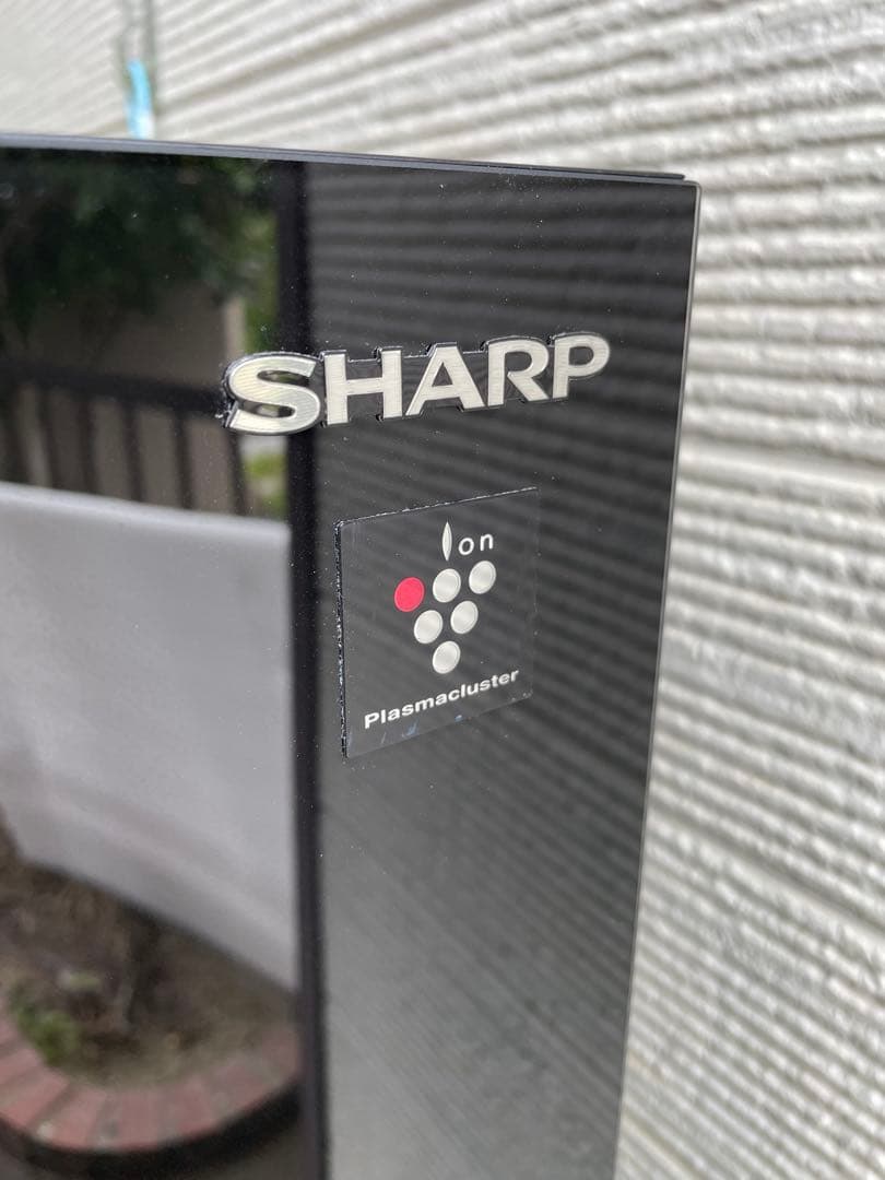 737美品✨ シャープ ガラストップ 左右つけかえどっちもドア 冷蔵庫 ブラック