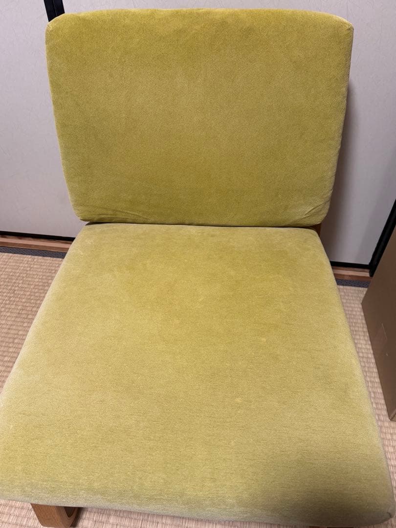 無印良品　リビングでもダイニングでも使えるソファチェア