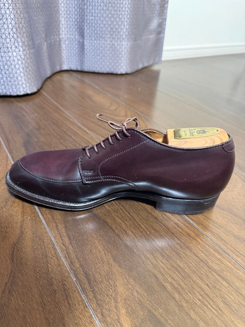 専用Alden バーガンディVチップ　コードバン　ドレスシューズ6 1/2インチ