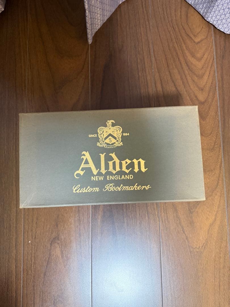 専用Alden バーガンディVチップ　コードバン　ドレスシューズ6 1/2インチ