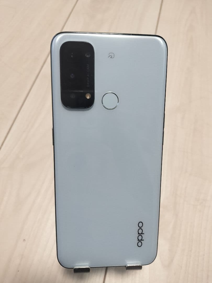 opporeno5a アイスブルー simフリー スマートフォン本体