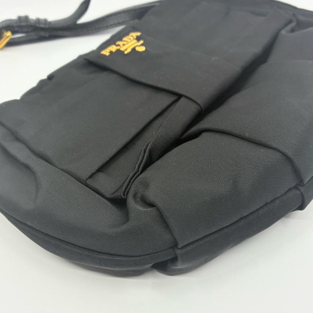 PRADA プラダ ナイロン ショルダーポーチ 黒 ブラック A1359CD3