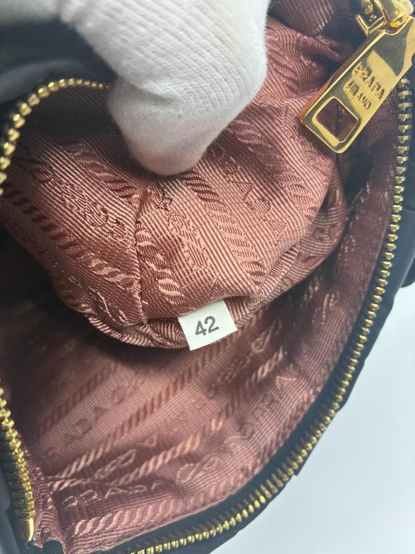 PRADA プラダ ナイロン ショルダーポーチ 黒 ブラック A1359CD3