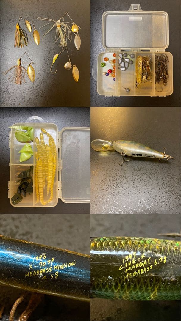 バス釣り引退セット　ハードルアー40個　オールドルアー多数　送料込