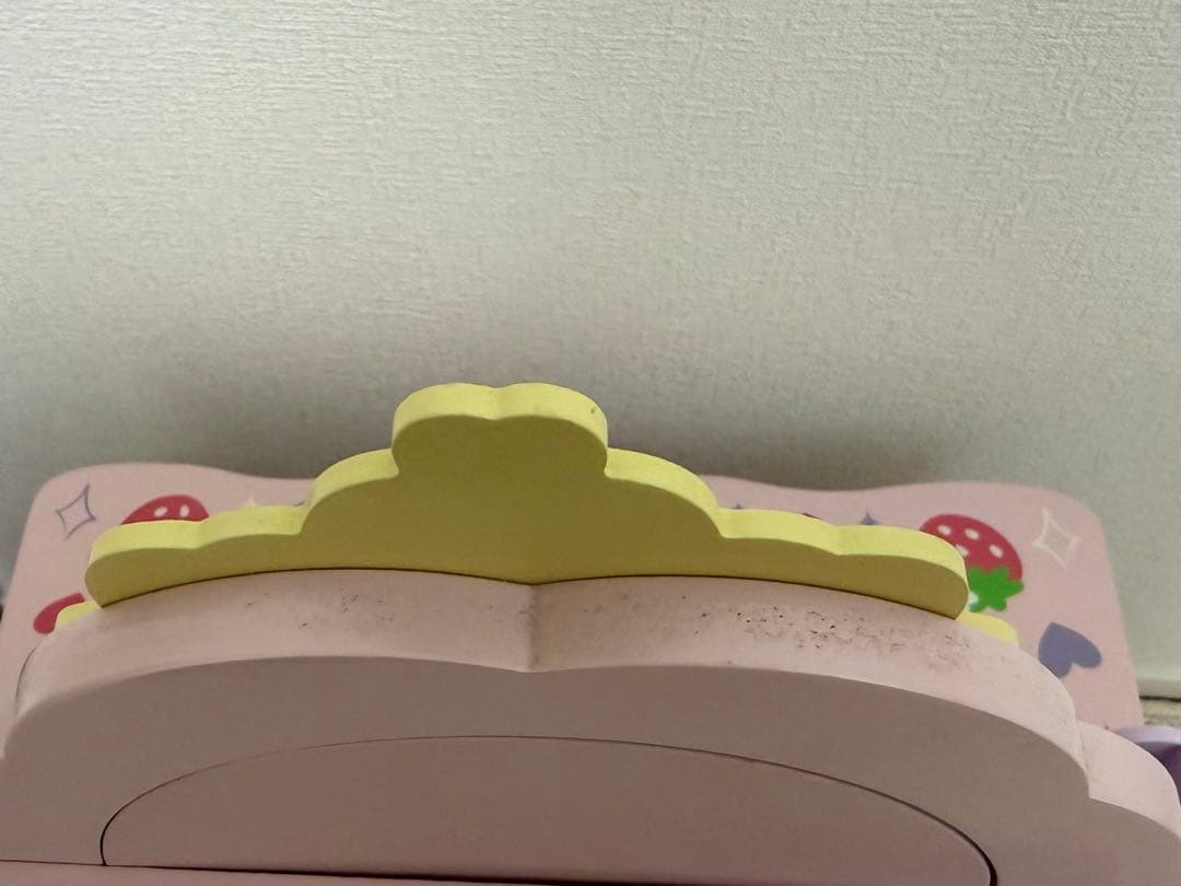 マザーガーデン　野いちごティアラドレッサー　木製　ドレッサー　パープル　ピンク