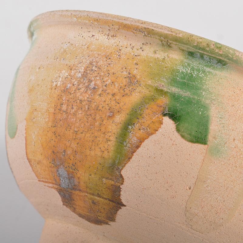 中国　唐三彩　盃　時代箱付　D　R6759