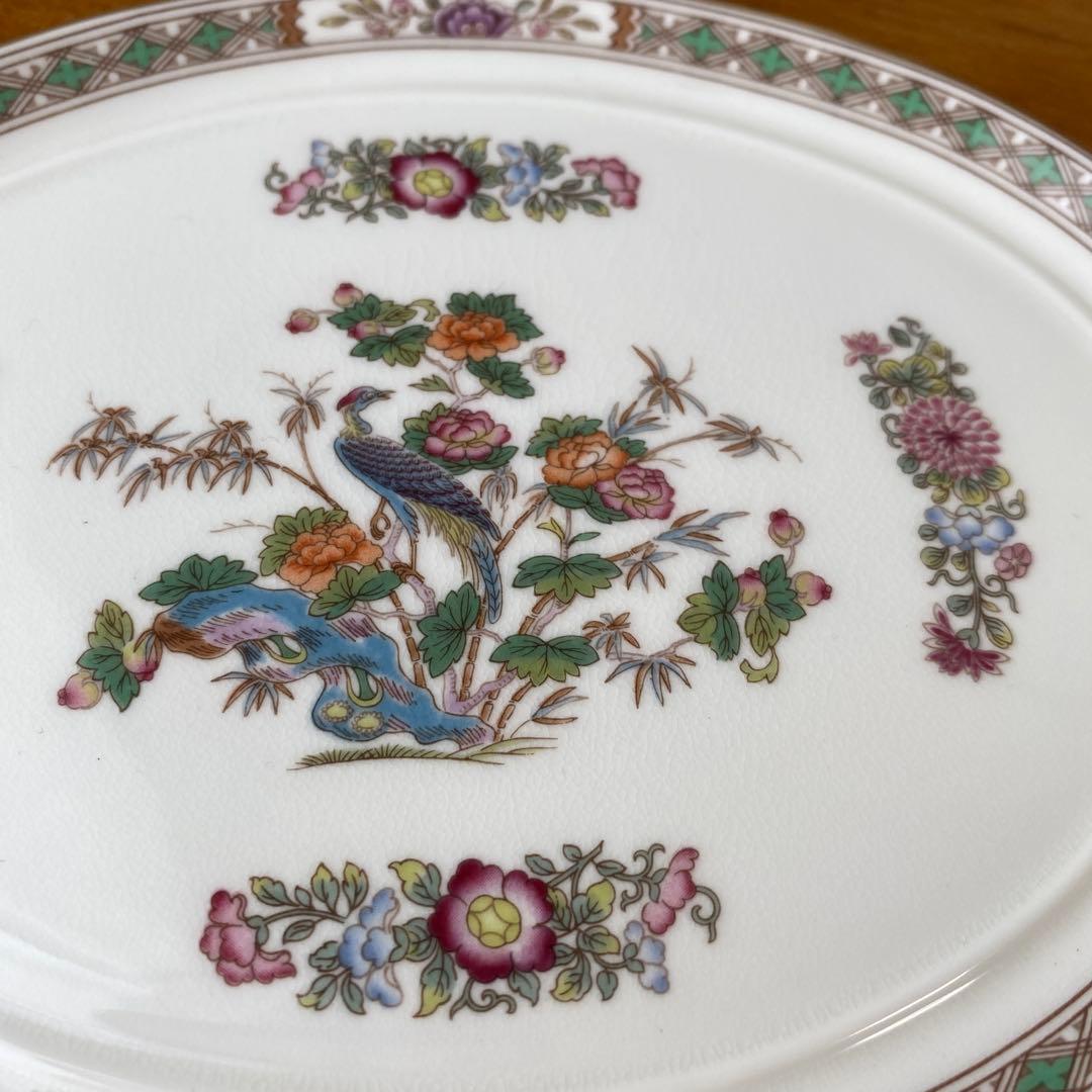 ウェッジウッド クタニクレーン　ミニチュア　ティーセット　孔雀　シノワズリ