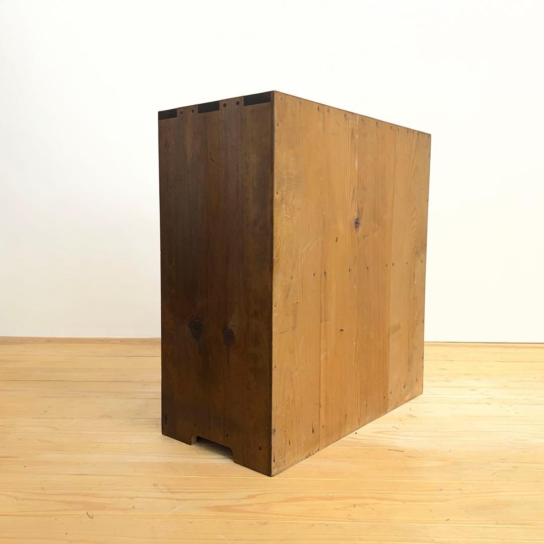 収納棚　本棚　小ぶり　高さ62.5㎝　M089　古道具　ビンテージ　アンティーク