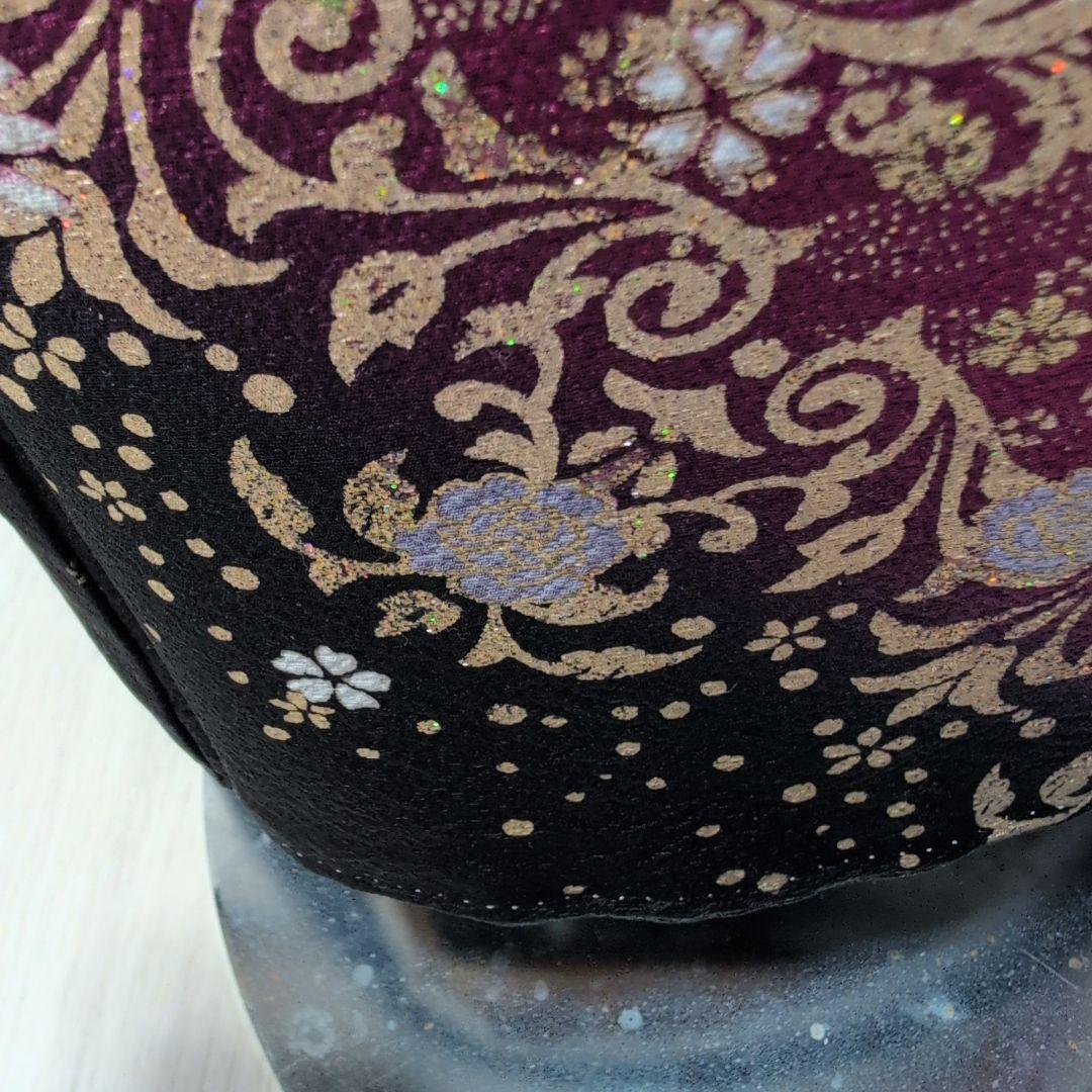 ＊you＊京都染織黒留め袖正絹豪華なお花柄同八掛けハジックガード付き4点